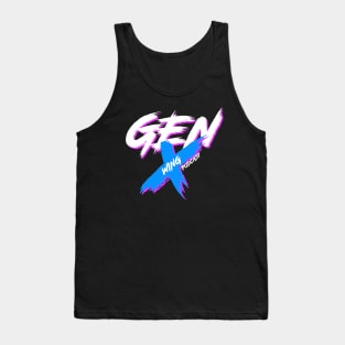 Gen X Wing Rage - Pink/Blue Tank Top